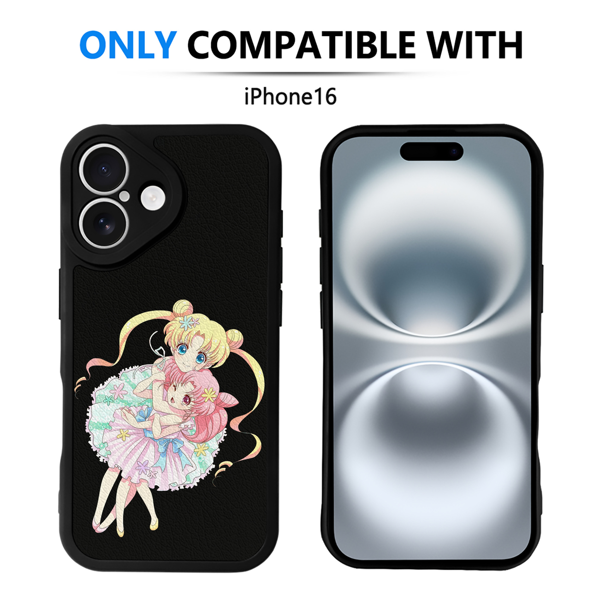 （画像用） 美少女戦士セーラームーン 愛野 美奈子 あいの みなこ Sailor Moon Aino Minako 【iPhone 16シリーズ対応】シリコンスマホケース（レザー調） 材質：シリコン
